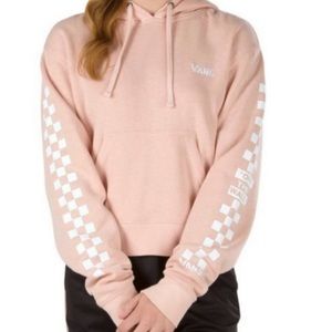 Vans Dusty Pink Cropped Hoodie